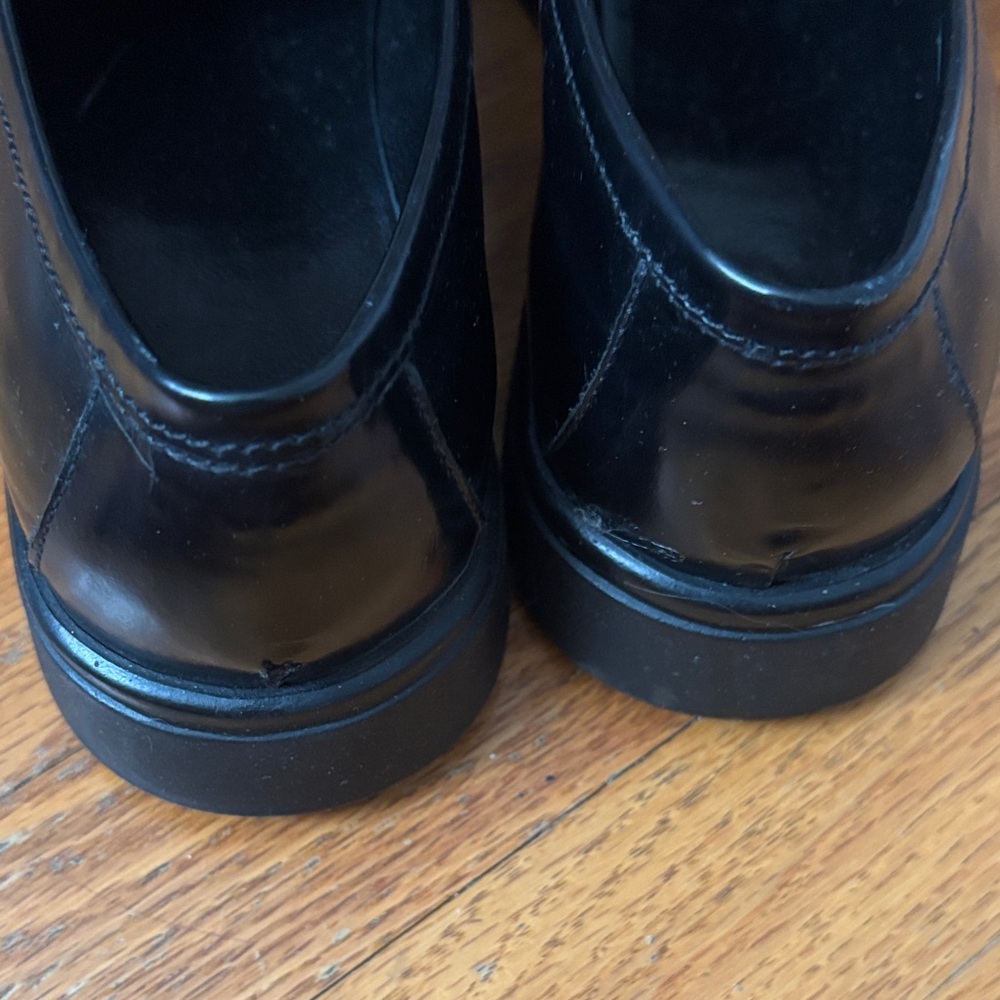 Coach Black Leather Loafers - Picture 5 of 6